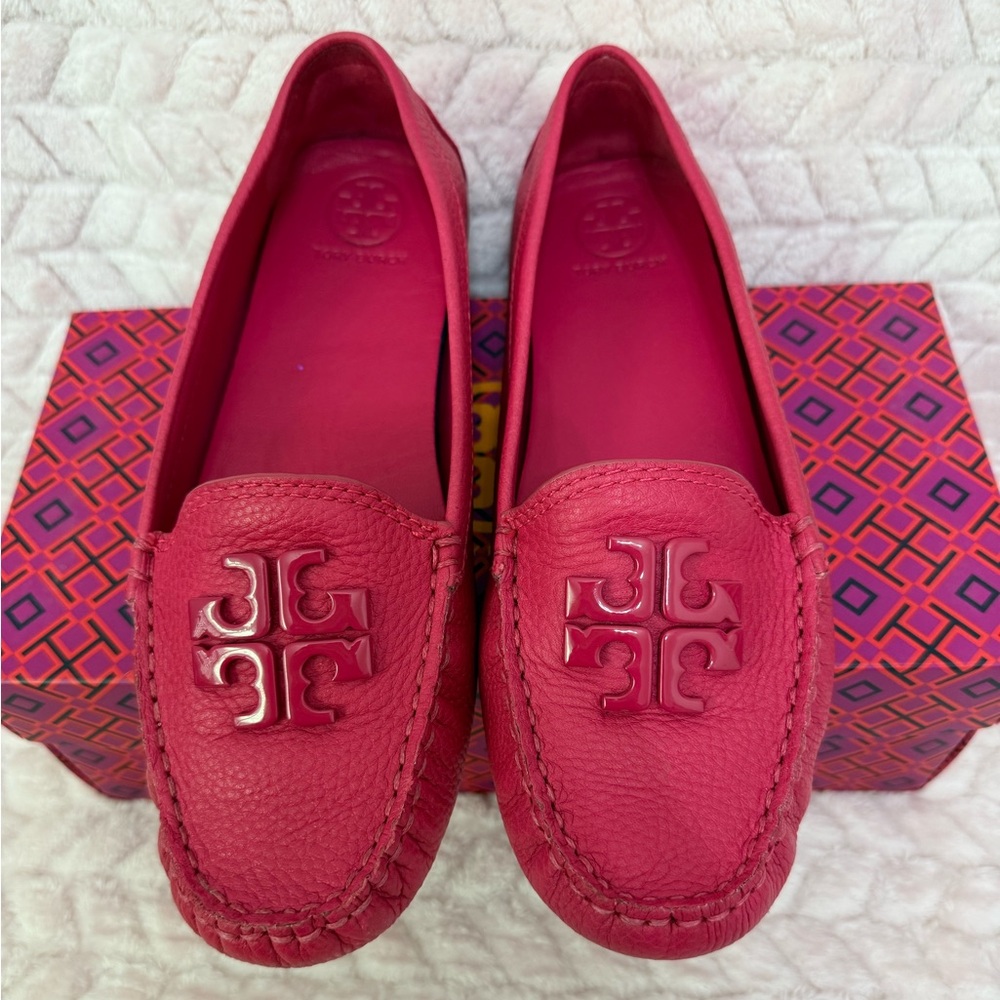 Tory Burch Lowell 2 Driver Loafers Pink
Azela ,Tumbled Leather 6.5